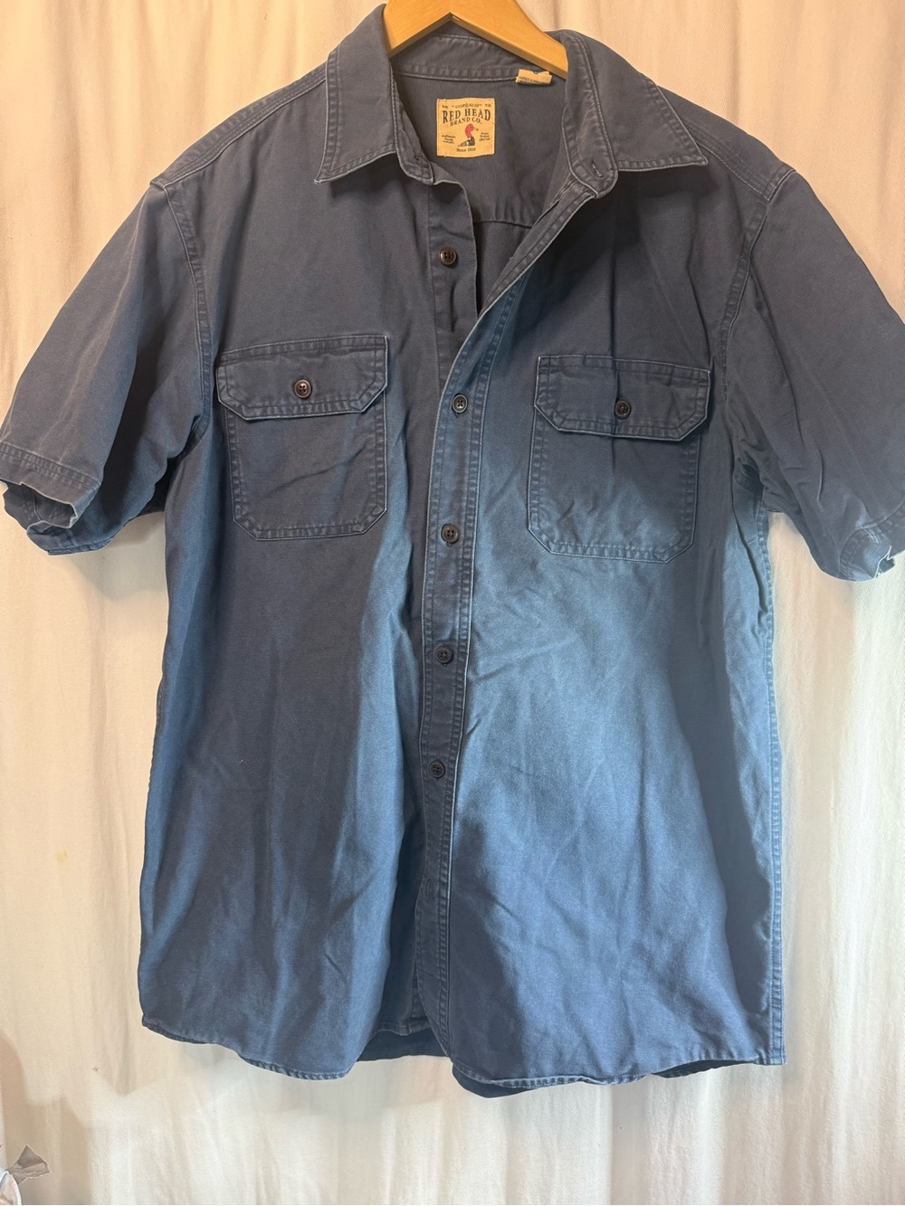 RedHead Men’s Short-Sleeve Button-Down Shirt - Blue